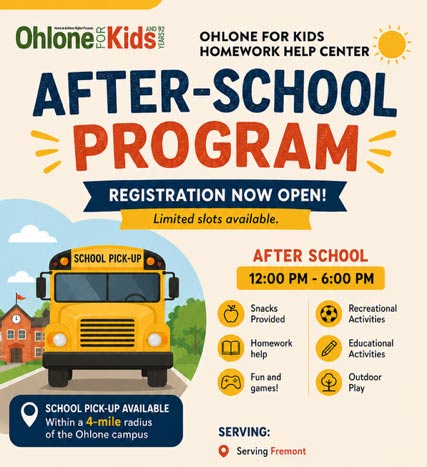 OFK After School Program - NOVEMBER 2026 - 2 Days/Week (Grade 1 - 6) Graphic